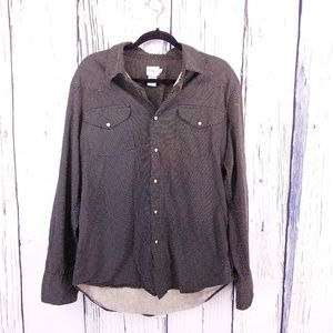 Calvin Klein Jeans | Black & White Button Up Shirt